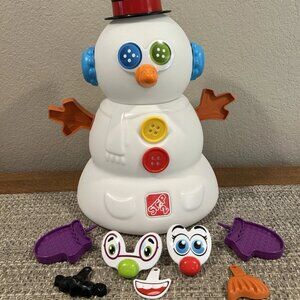 My First Snowman Kids Interactive Holiday Winter Fun Toy Step 2 Complete ~ WORKS
